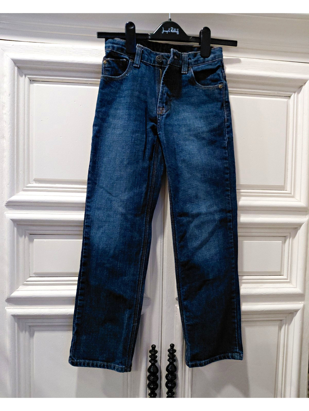 Levi's Boys Slim Fit Straight Blue Denim Jeans Medium Wash Size 10 Slim